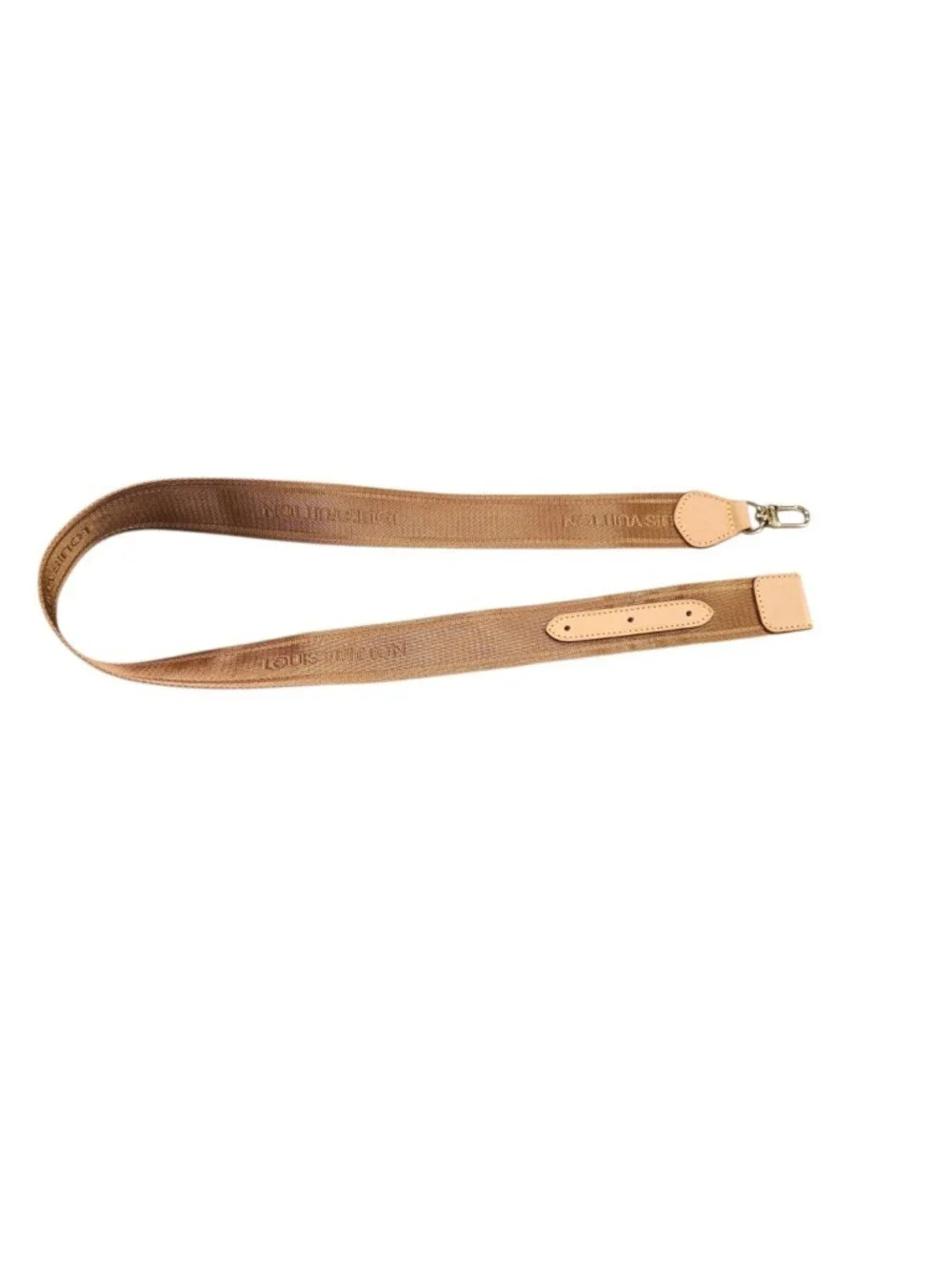 Louis Vuitton Brown & Beige Adjustable Belt Strap One Size